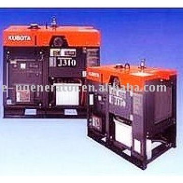 Gerador de energia diesel kubota à prova de som